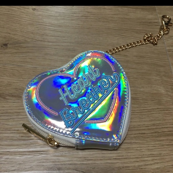 💖HP💖SILVER HOLOGRAPHIC COIN PURSE - Picture 4 of 4